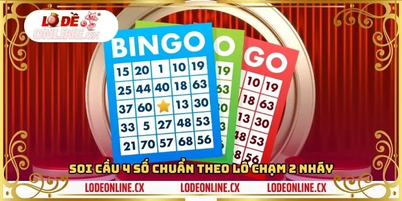 Soi cầu 4 số chuẩn theo lô chạm 2 nháy 